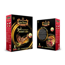 Load image into Gallery viewer, King Coffee 3 IN 1 INSTANT COFFEE Sugar and Non-dairy Creamer 6 sticks
