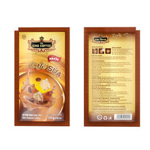 Load image into Gallery viewer, King Coffee CAFE SUA Instant Coffee - 10 Sachets

