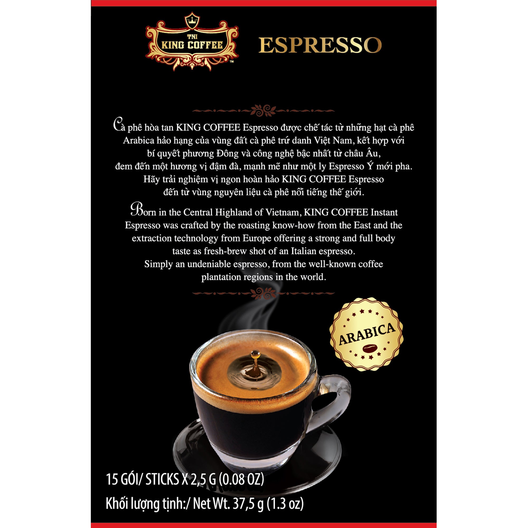 King Coffee on X: Espresso KING COFFEE - Express yourself 😎 The premium  Instant Espresso to rock your day at home, office or traveling. Just only  faster and easier! #TNI #KINGCOFFEE #GLOBALEXPERIENCE