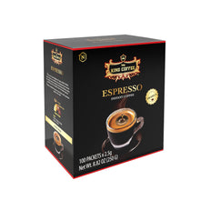 Load image into Gallery viewer, KING COFFEE Espresso Instant Coffee Strong | Full Body Taste | 100 sticks
