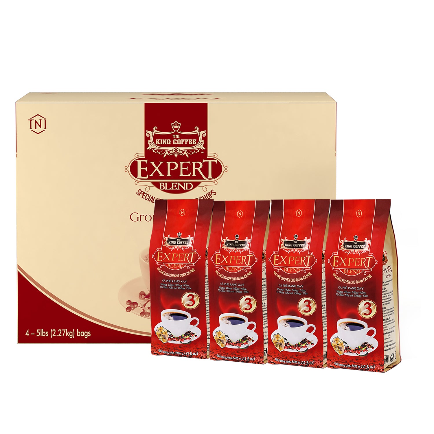 【本物保証】 Expert Coffee Ground Coffee King 5100030. Blend Arabica #3 コーヒー